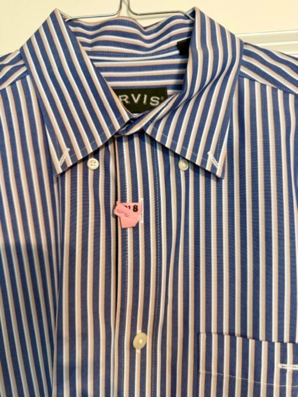 Orvis Sporting Tradition Shirt Mens Long Sleeve 100% Cotton Button Down - size M